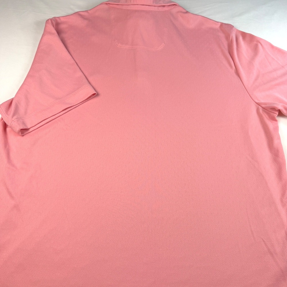 Tommy Bahama Polo Shirt Mens XL Pink IslandZone Short Sleeve ST225157 Men Good - Picture 9 of 9